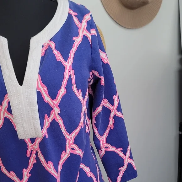 Lilly Pulitzer Pink and Purple Dress - Picture 5 of 8